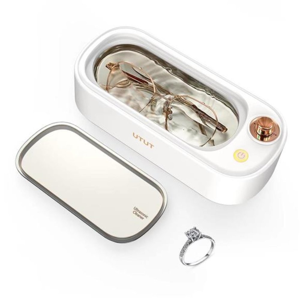 Ultrasonic Jewelry Cleaner, 48KHz Portable Ultrasonic Cleaner with 4 Modes